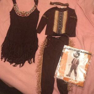 Matching mommy and me Indian costumes